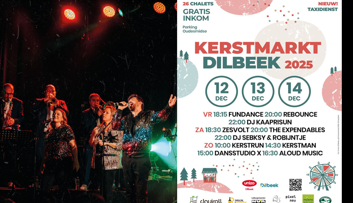 REBOUNCE OP ‘KERSTMARKT’ IN DILBEEK